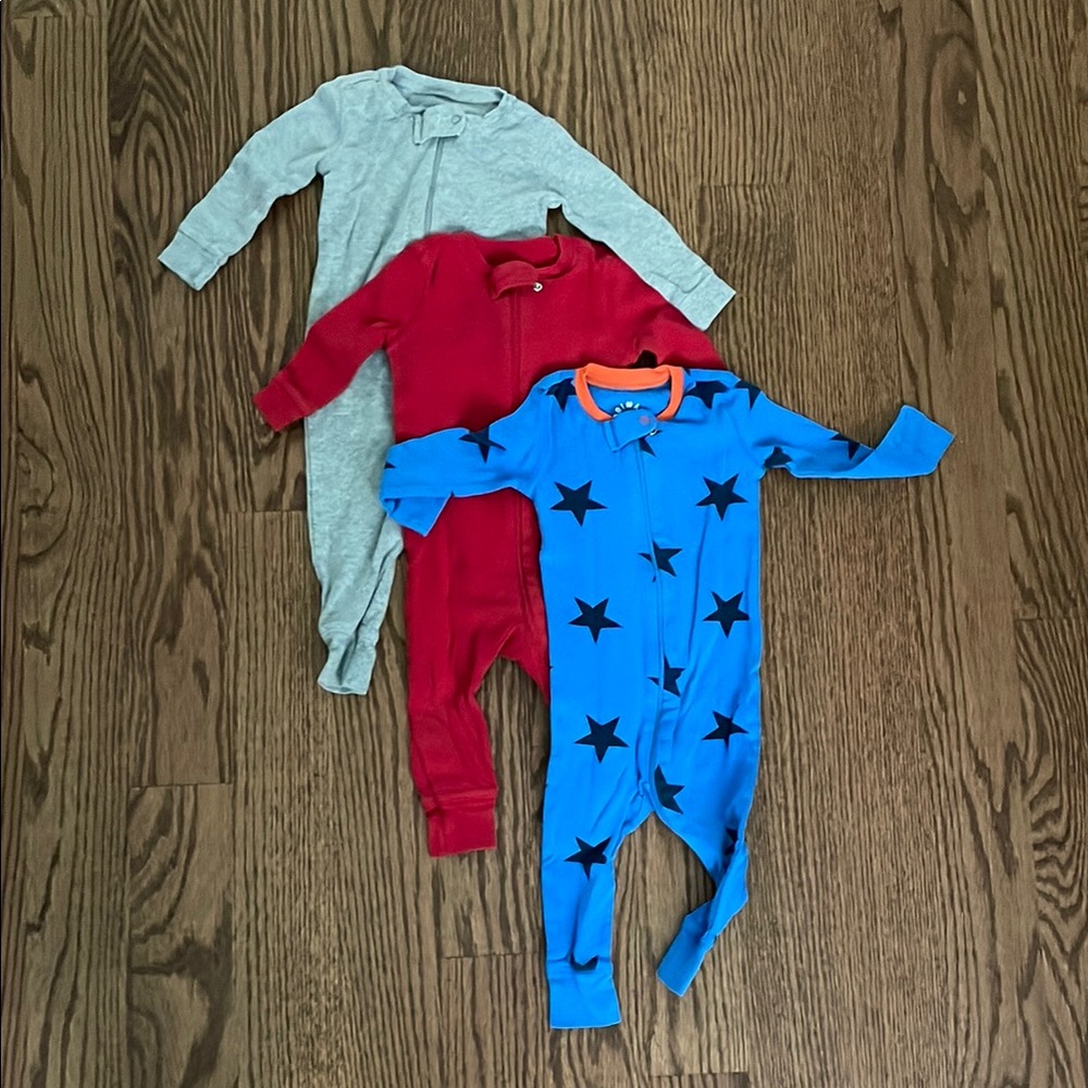 Lot of 3 rompers from Primary 6-9M